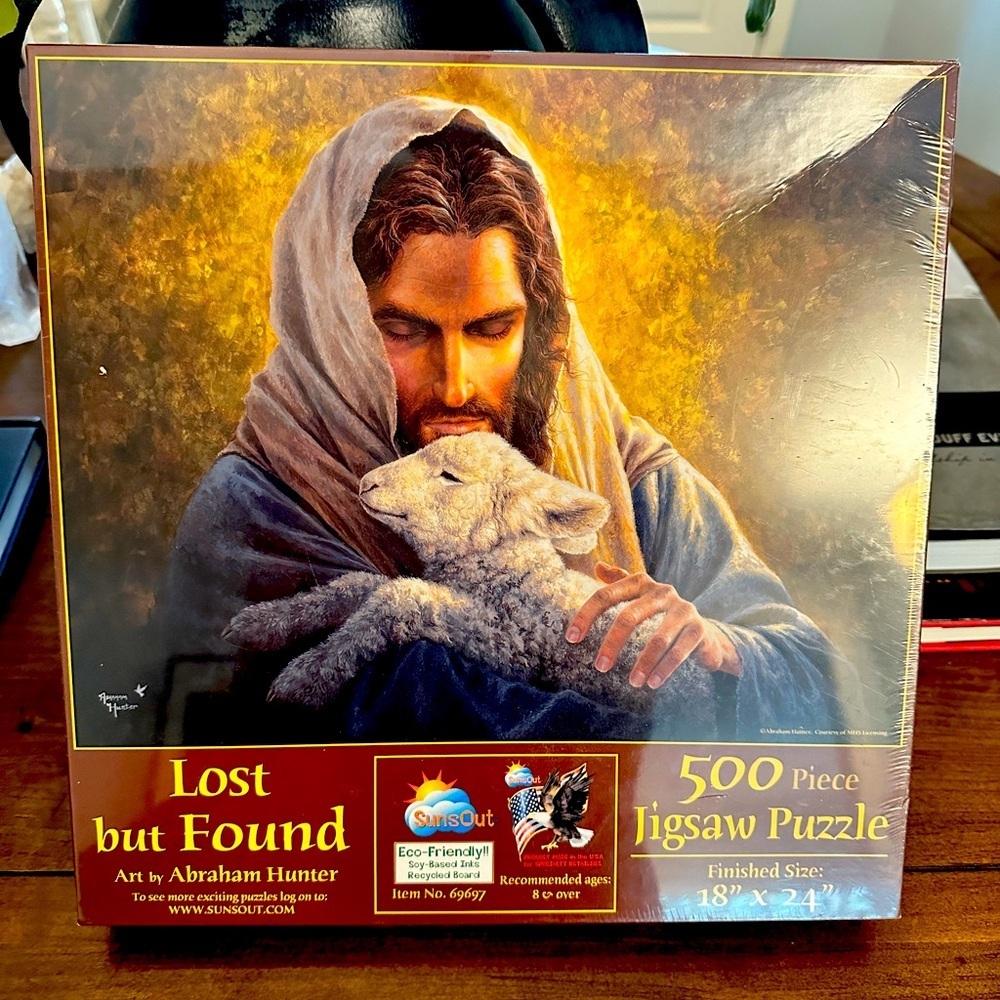 New unopened 500 piece puzzle of Jesus